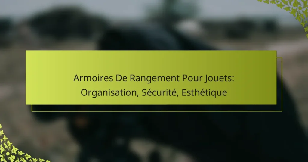 Armoires De Rangement Pour Jouets: Organisation, Sécurité, Esthétique